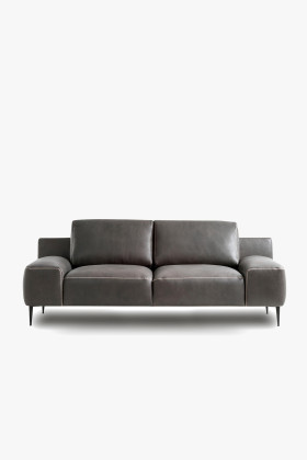 2,5-Sitzer Sofa Stoff grau modern komfortabel 232 cm breit